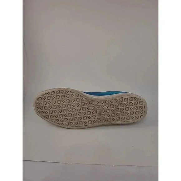 Puma SUEDE Classic Sprayed Fluo Blue Punch Size 10.5 - Picture 8 of 9